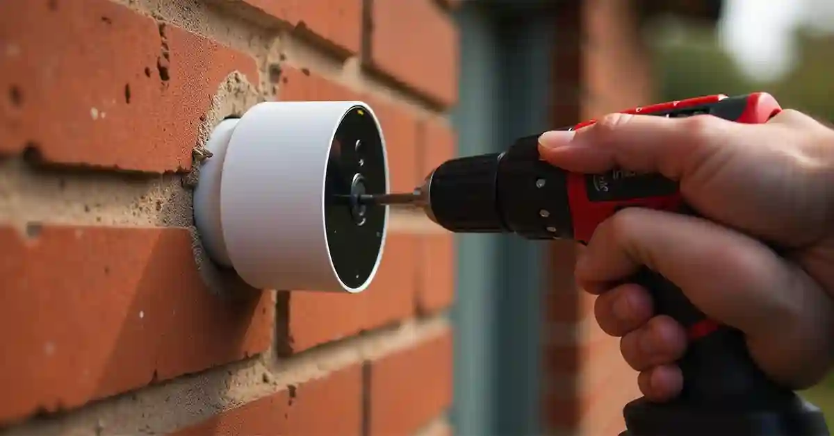 How to Mount Nest Camera Battery to Brick