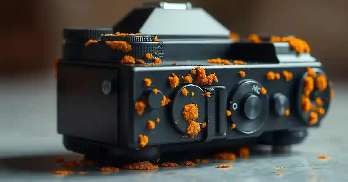 Orange Mold on Camera Body