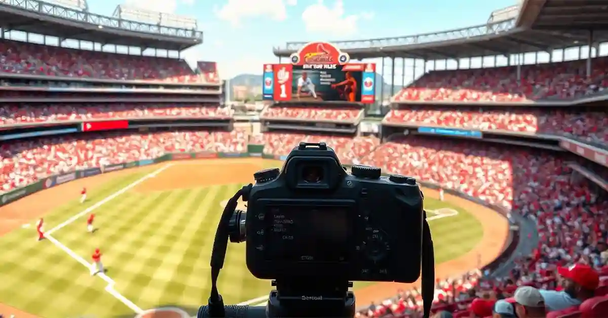 Section 350 View Behind Camera Busch Stadium