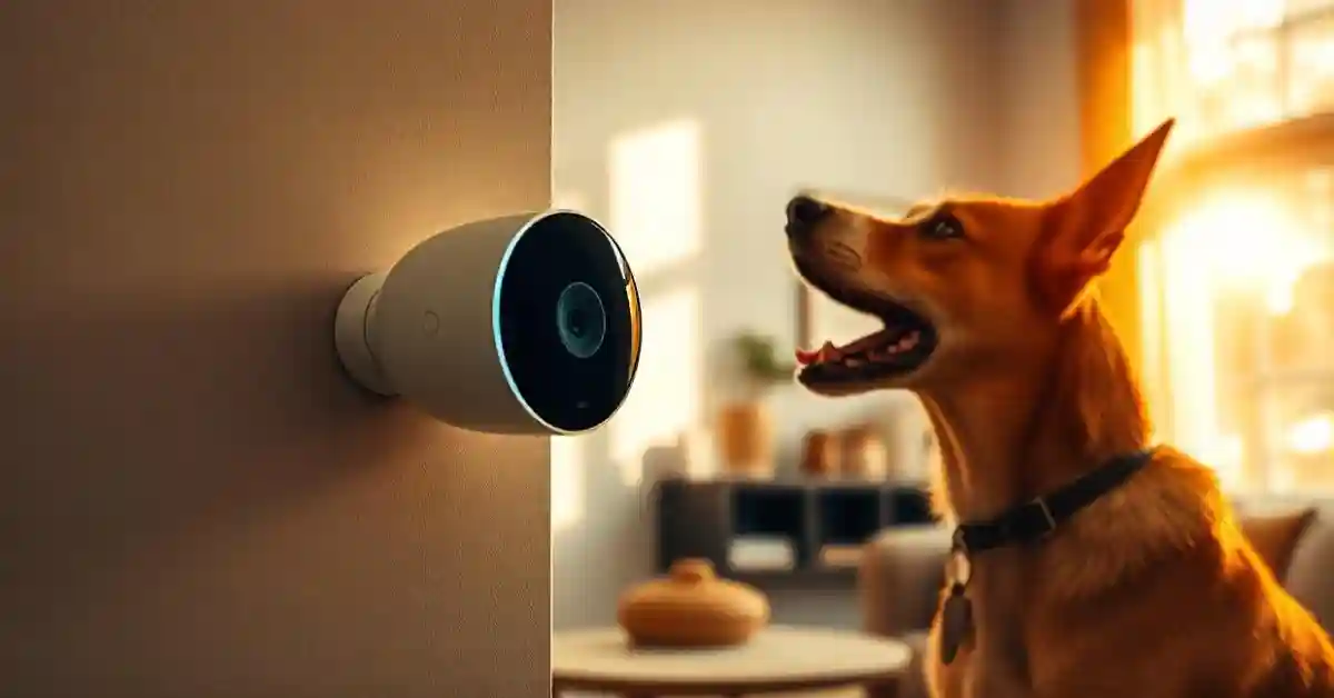 does the google nest camera record dog barking sound​