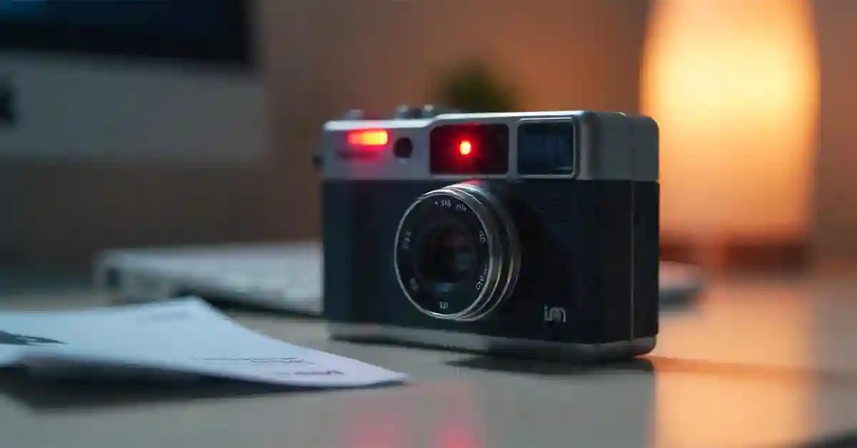 model 812e conico camera beeping with red light​